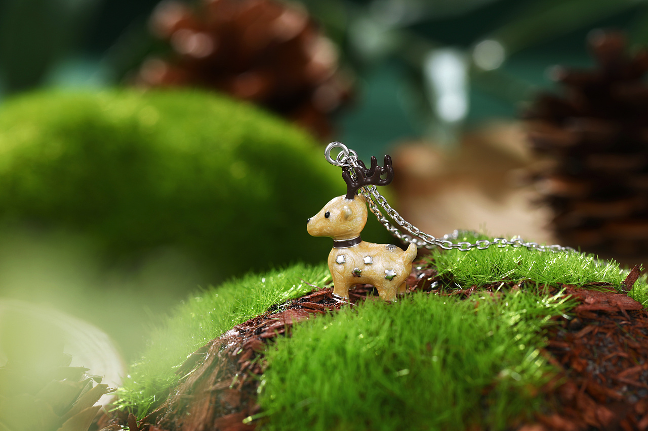 首饰摄影 | 森屿麋鹿 | 小鹿项链