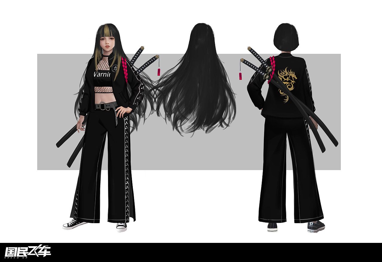 飞车项目参与设计的几个角色（图ZMjk2MTYyMzk2） - 游戏原画 - 站酷设计师ryuji_l原创素材 - 站酷ZCOOL