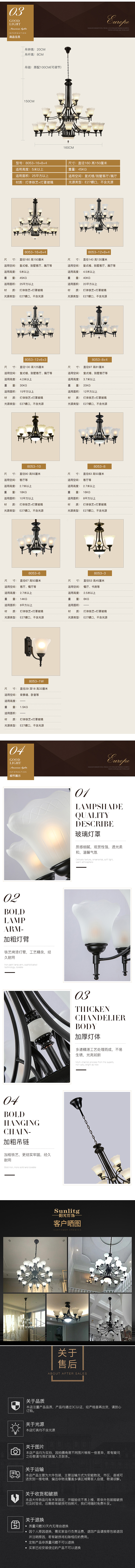 吊灯详情