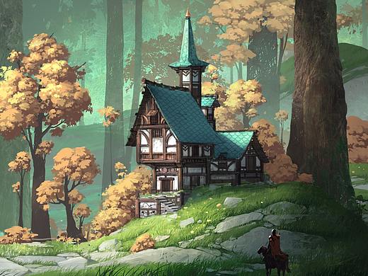 小木屋（个人主页-ZMjgwMTIyNDQ=） - 游戏原画 - 站酷设计师阿鞋仔原创素材 - 站酷ZCOOL
