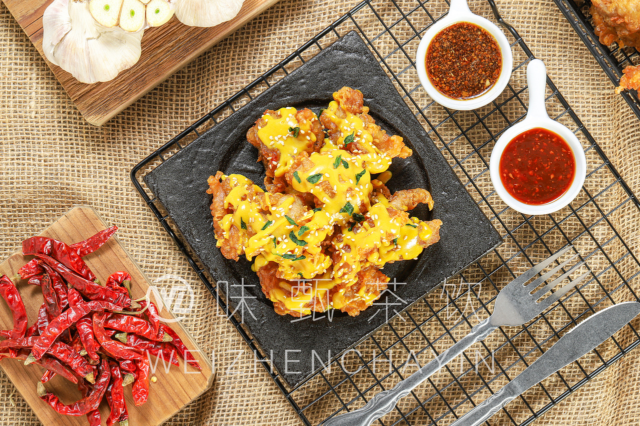 韩式炸鸡，韩式炸串，烤鸡，小吃，炸鸡，年糕（图ZMjgxMzE3MTcy） - 美食摄影 - 站酷设计师心不易94原创素材 - 站酷ZCOOL