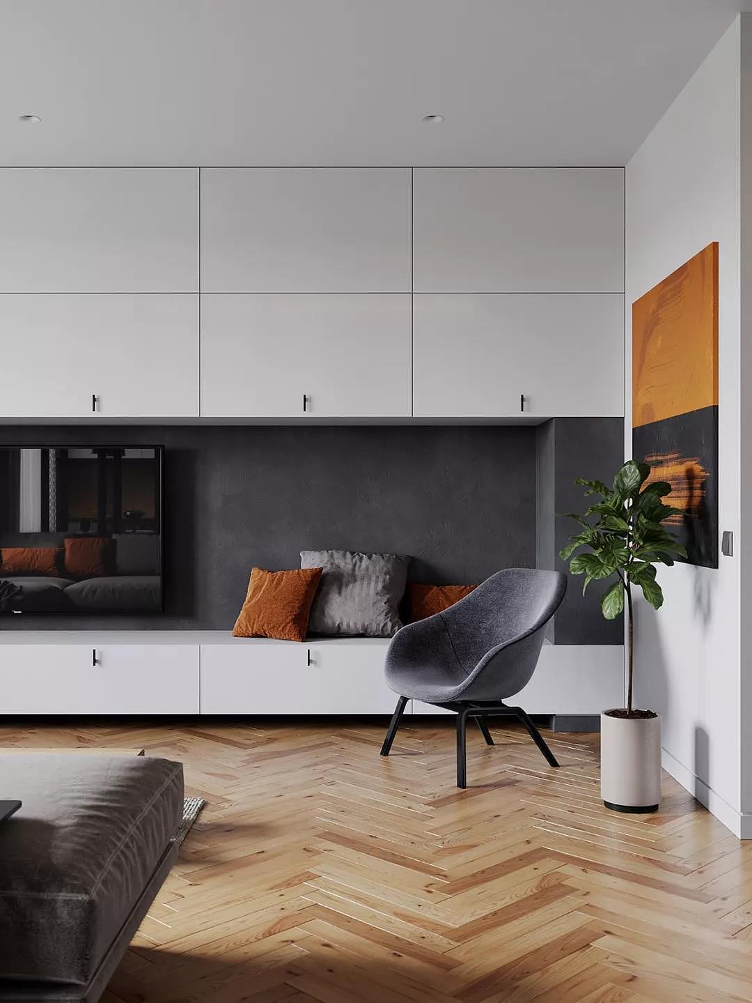 63m²工业风设计,铁艺隔断让你的家装更有气质