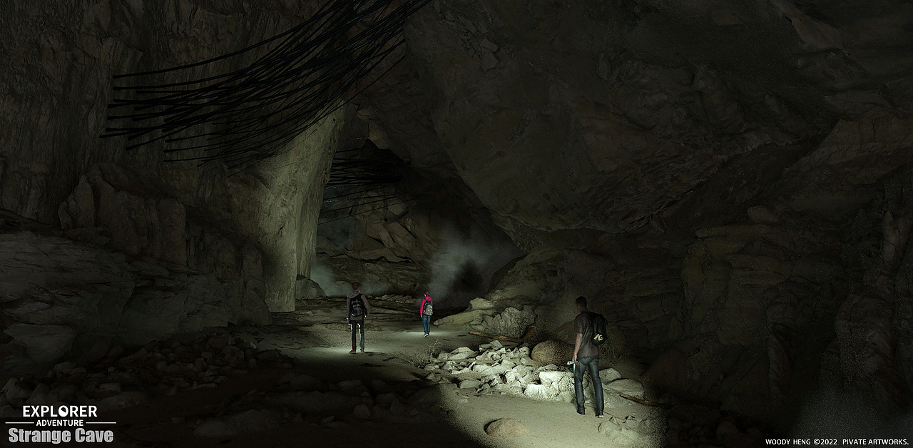 神秘洞穴（图ZMzM1OTY3MDM2） - 设定/分镜 - 站酷设计师WoodyHeng衡原创素材 - 站酷ZCOOL