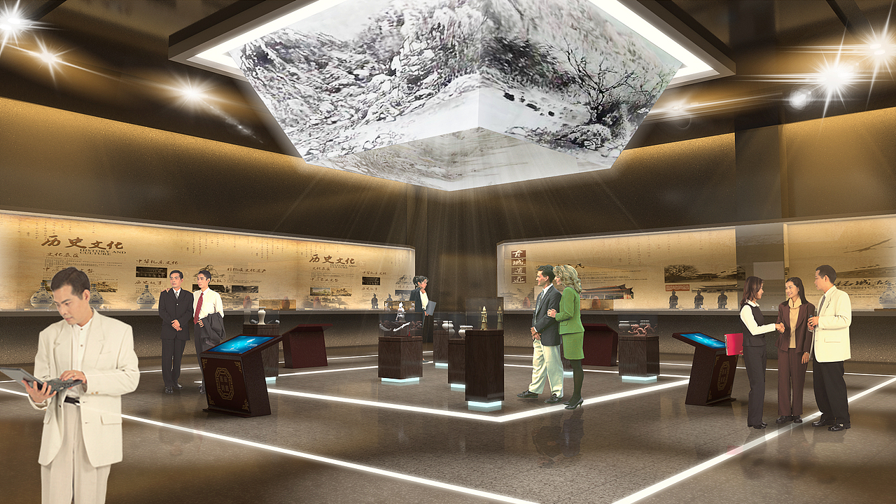 青山中医药健康养身小镇展馆(平面设计)