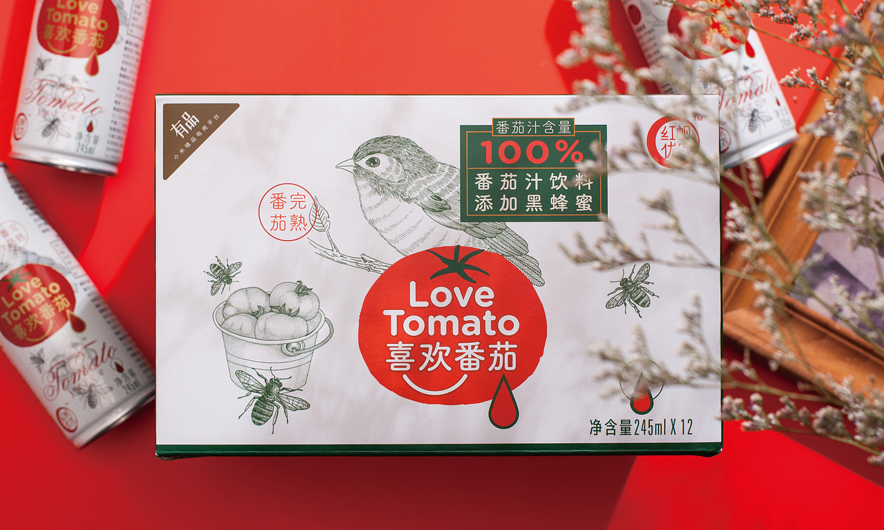 “喜欢番茄”包装解决方案 Love Tomato