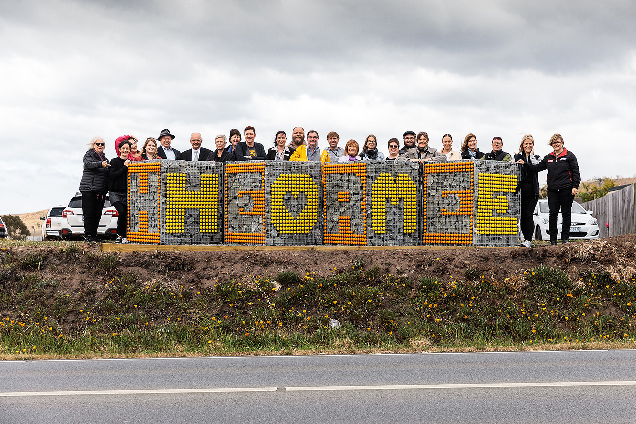导视设计|公共环境导视设计:景观标识墙小景