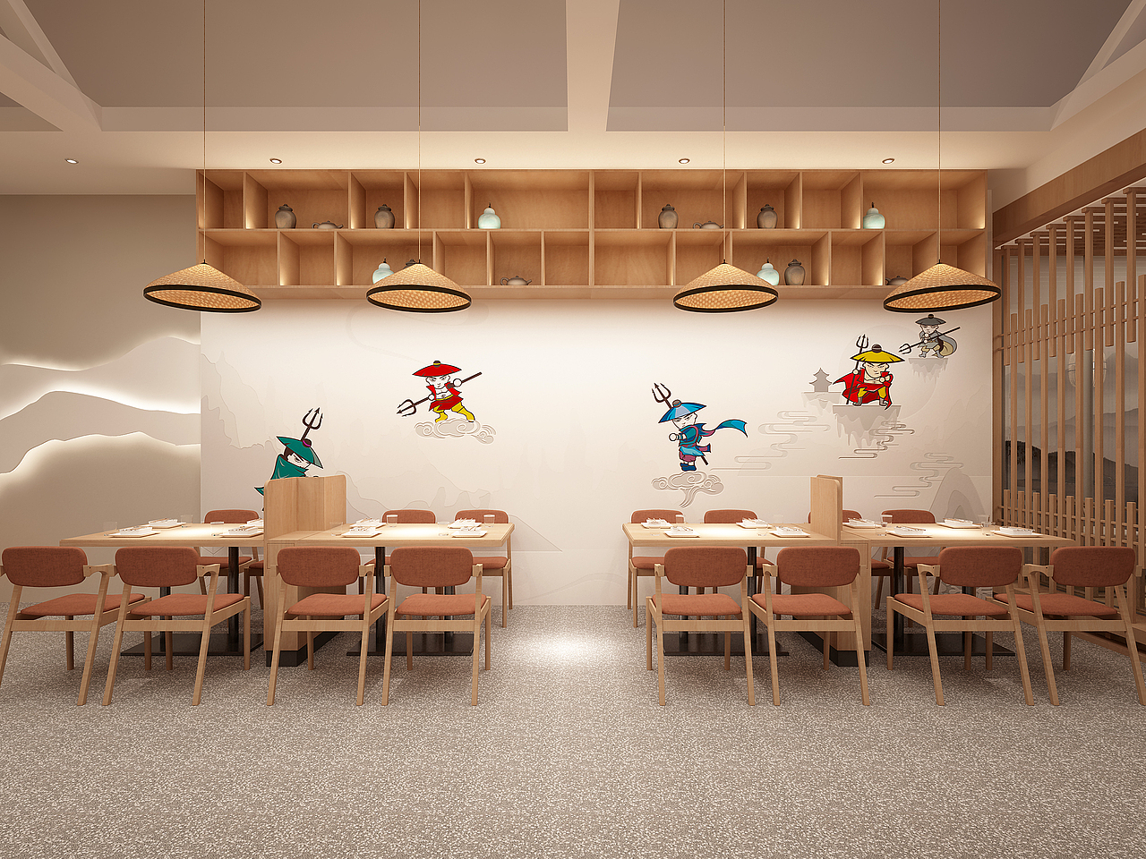 新中式餐厅表现