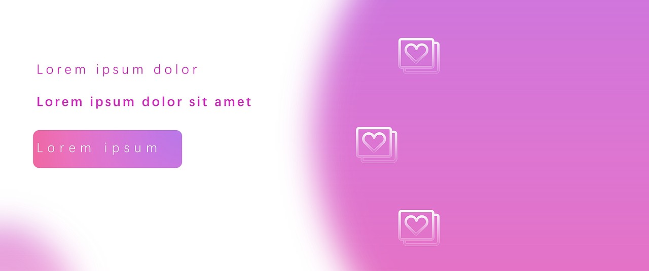 练习02:弥散光紫色渐变色PPT