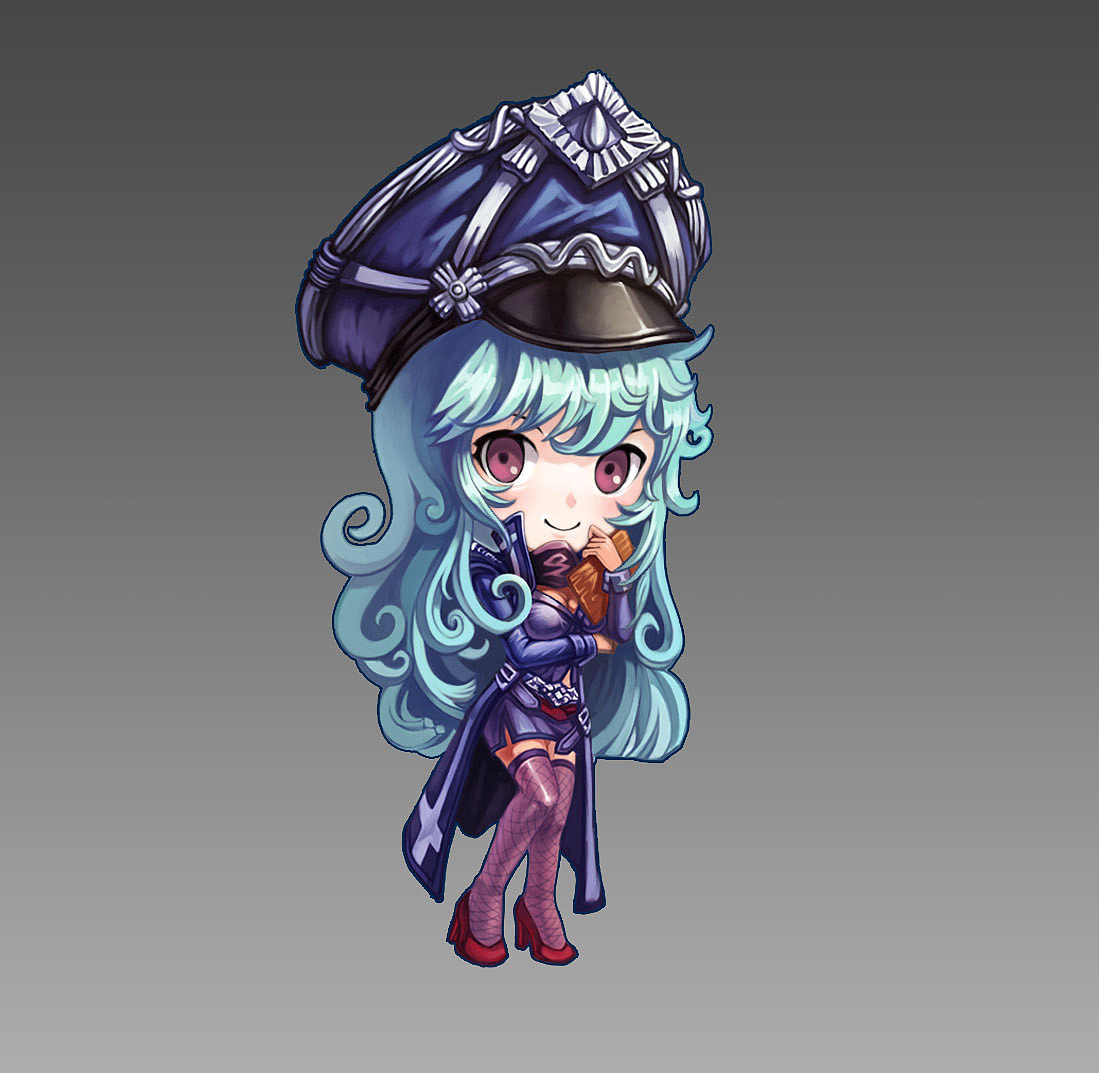 女教官 - 原创作品 - 站酷(zcool)