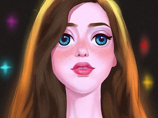 插画头像临摹联系（个人主页-ZNDA4Mjc4NTI=） - 商业插画 - 站酷设计师喵撩个鱼原创素材 - 站酷ZCOOL