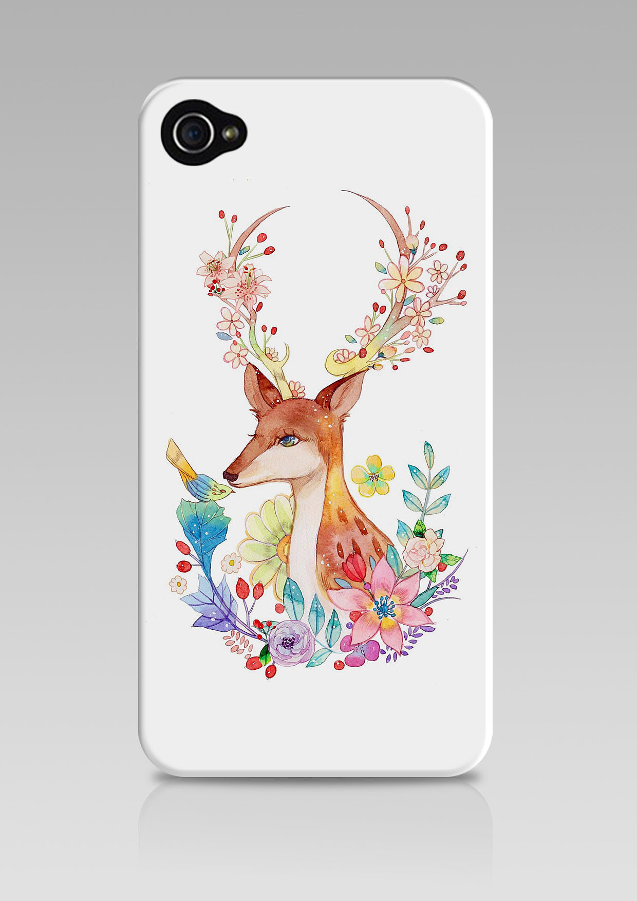 手机壳插画/水彩风格/卡通风格