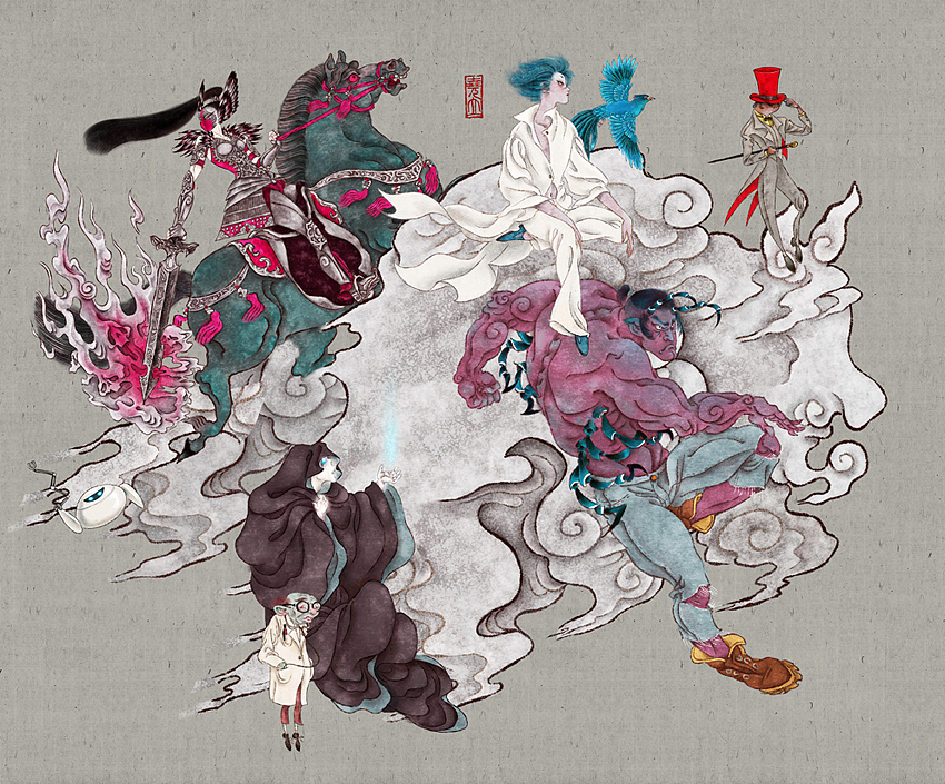 新猎物者（图ZMTAyNjM4NTgw） - 艺术插画 - 站酷设计师尧立原创素材 - 站酷ZCOOL
