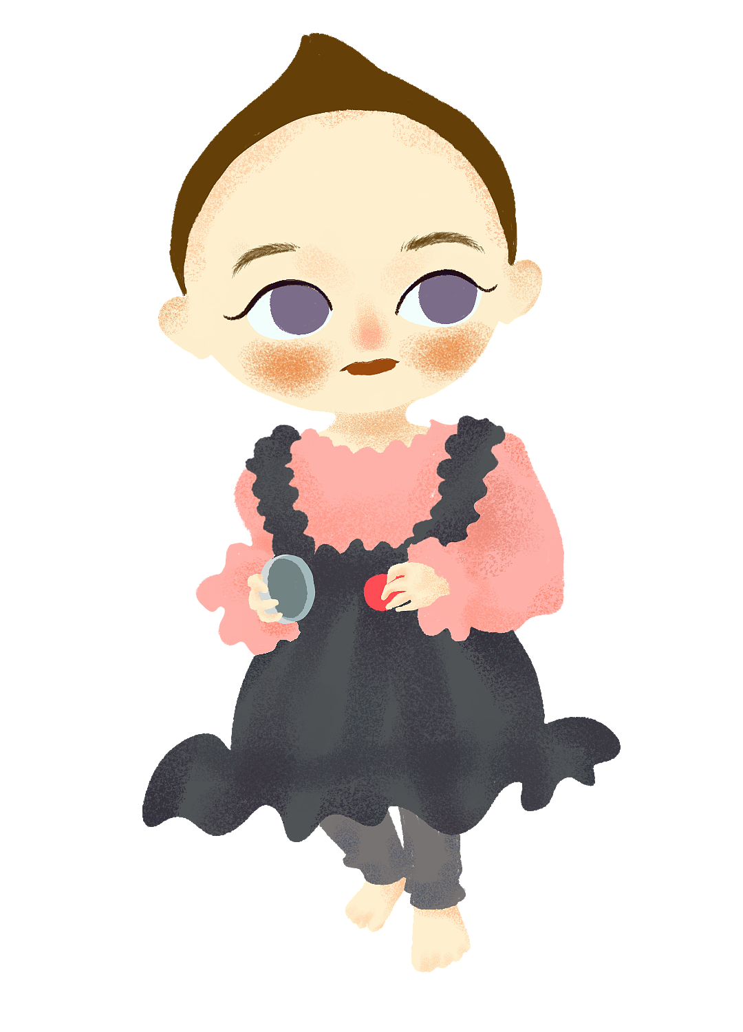 人物插画/手机壁纸