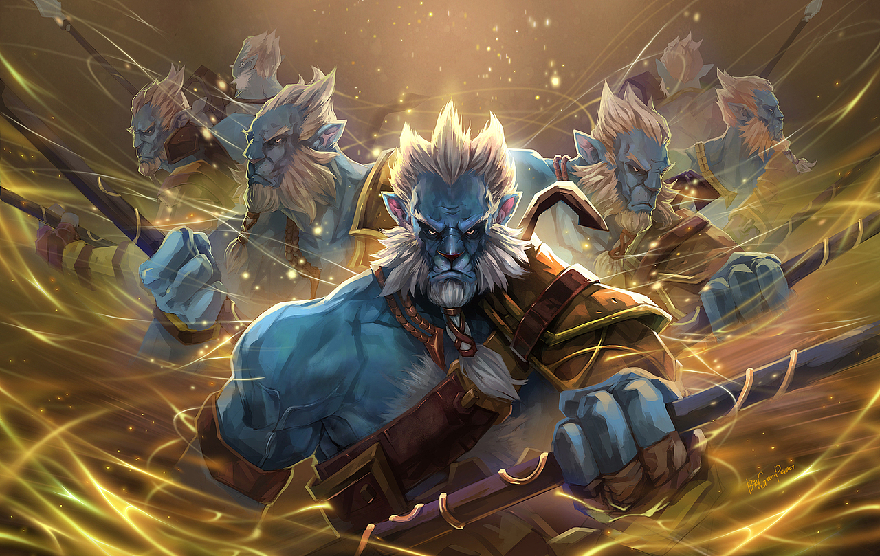 DOTA2英雄壁纸游戏原画插画背景展示