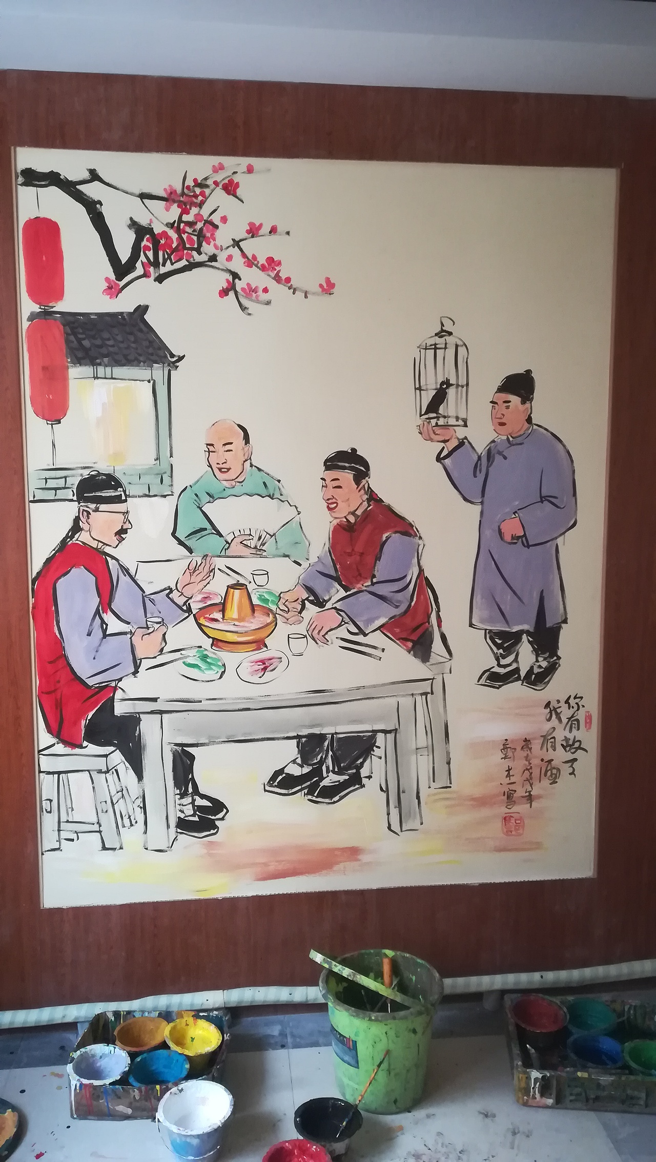 日照文化墙 ,幼儿园壁画,墙体彩绘,日照景观制作