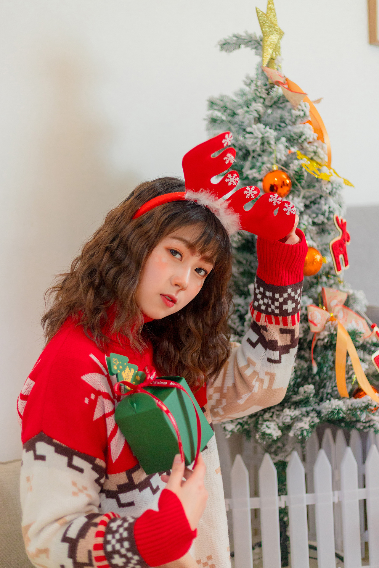 圣诞节的小姐姐