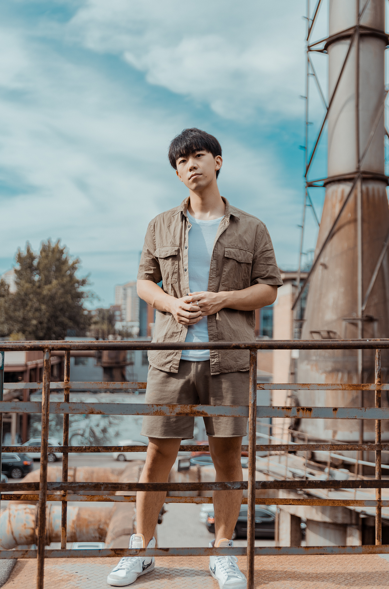 工业风男生写真