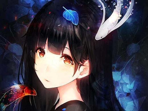 《红白鱼》（个人主页-ZMzMwMzE0OTY=） - 创作习作 - 站酷设计师尘微丶熏神染骨原创素材 - 站酷ZCOOL