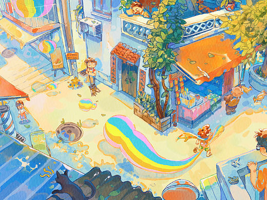 愿所有人都喜欢彩虹