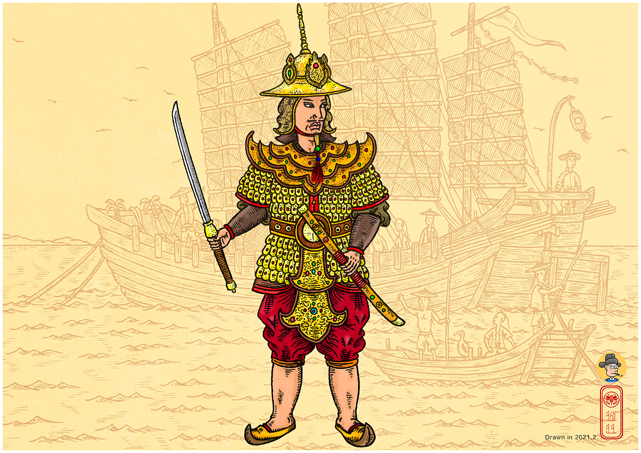 甲胄绘本图鉴——暹罗、缅甸（图ZMzgwODkzMTE2） - 创作习作 - 站酷设计师疣猪米亚原创素材 - 站酷ZCOOL