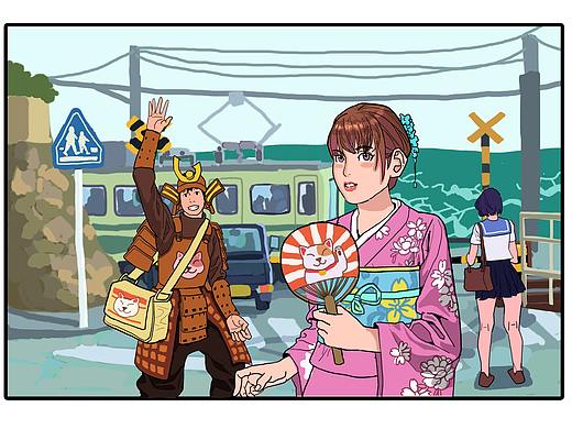 镰仓（个人主页-ZNTA0MjM3NDA=） - 创作习作 - 站酷设计师浪客魂原创素材 - 站酷ZCOOL