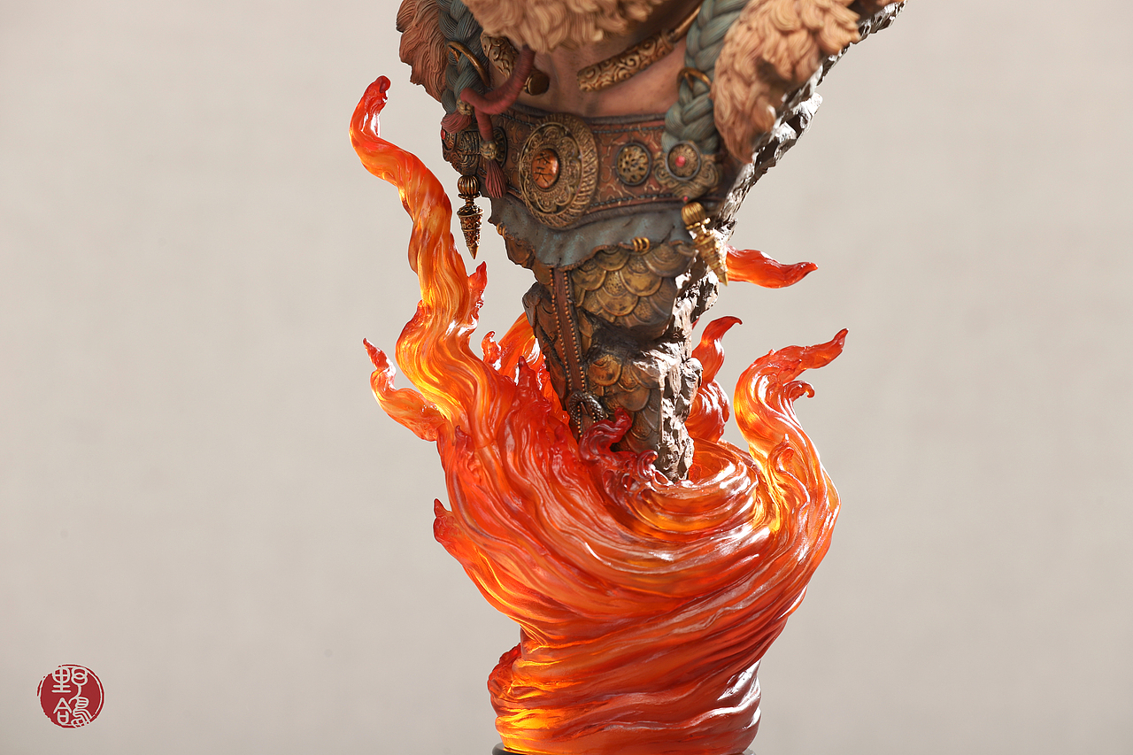 野鸽原创雕塑gk作品《浴火重生》（图ZMjU0NDY5NTQw） - 手办/模玩 - 站酷设计师Im_野鸽原创素材 - 站酷ZCOOL