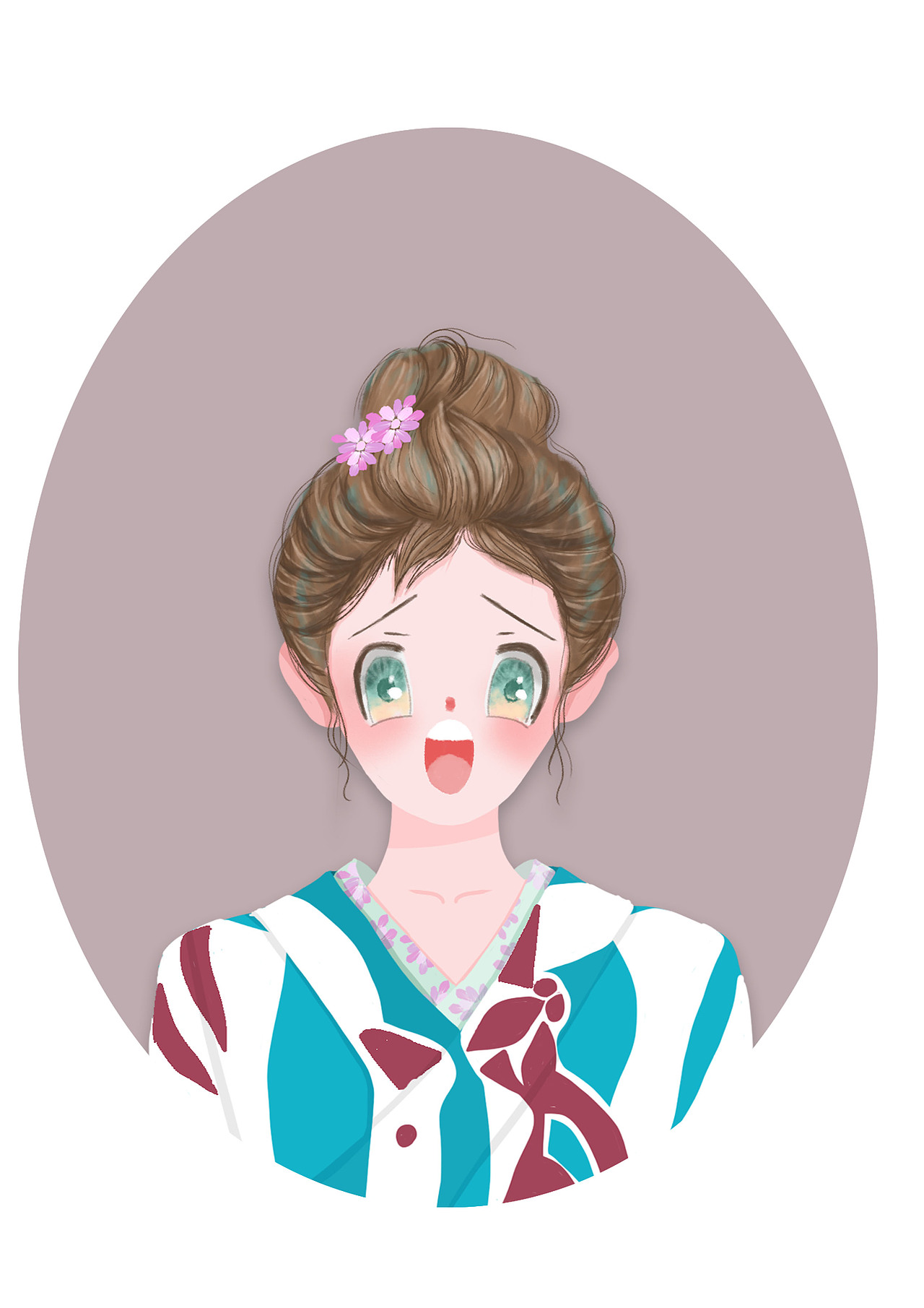 古风插画（图ZMjExOTg5MTA0） - 创作习作 - 站酷设计师羊羊四月原创素材 - 站酷ZCOOL