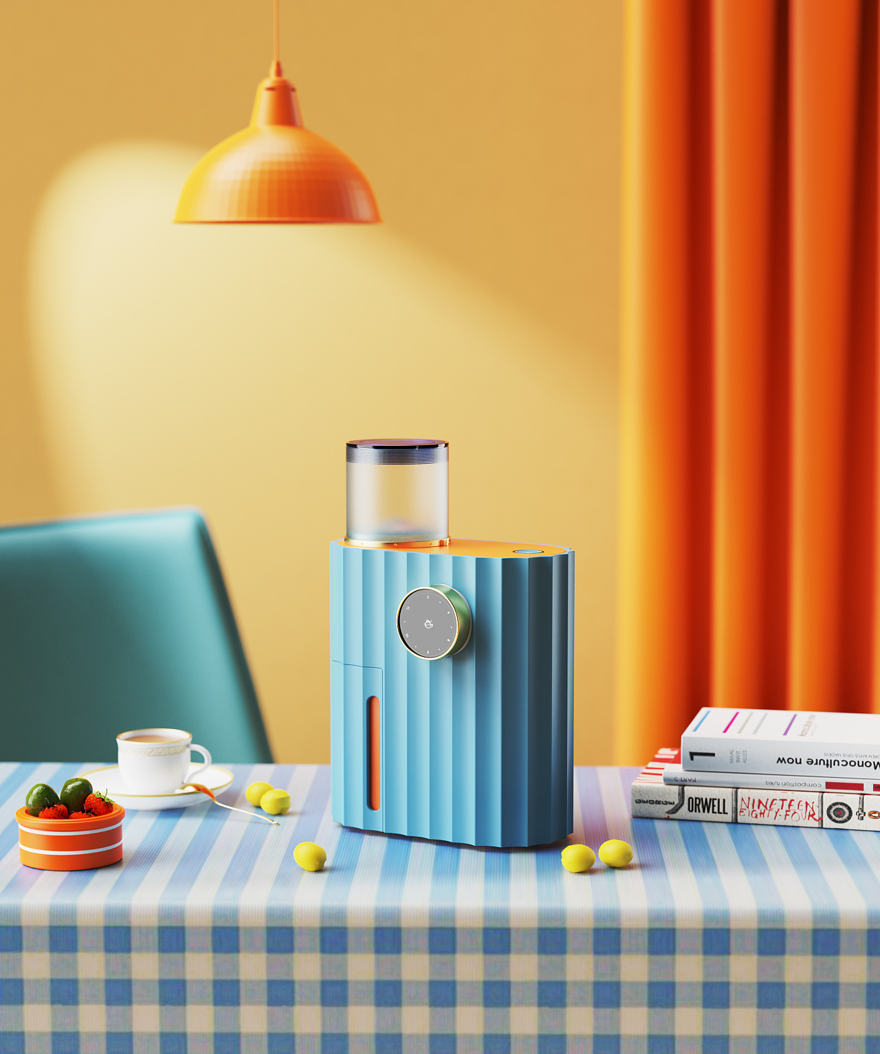 【rhino keyshot】咖啡机场景建模渲染!