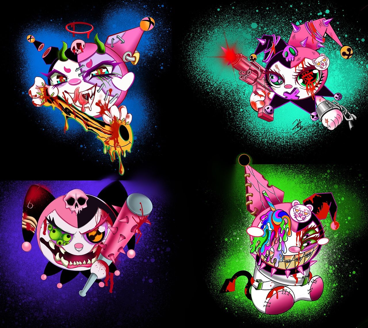 库洛米 /纹身手稿/请勿盗图（图ZMjUwMDU1MTg4） - 其他平面 - 站酷设计师痘痘周原创素材 - 站酷ZCOOL