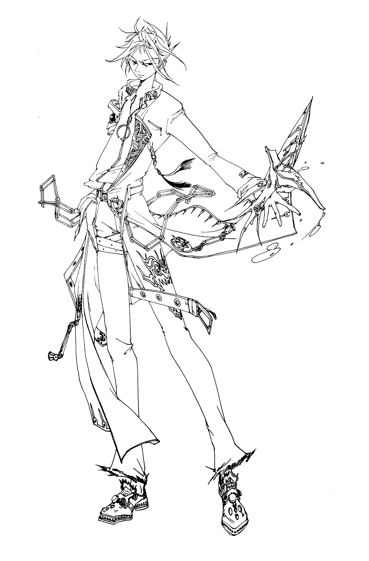 动漫人设原创线稿|动漫|其他动漫|410875260 - 原创作品 - 站酷