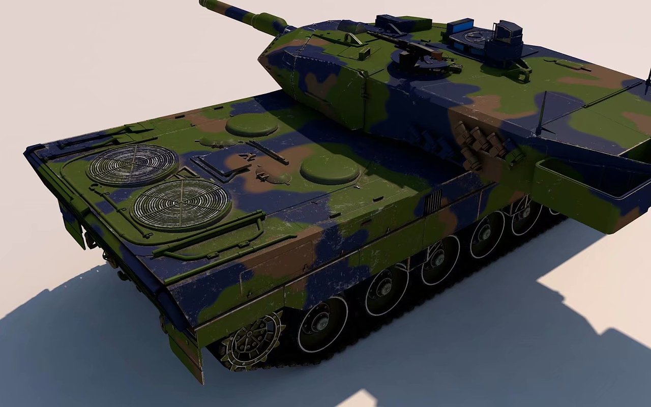 德国豹2a5主战坦克