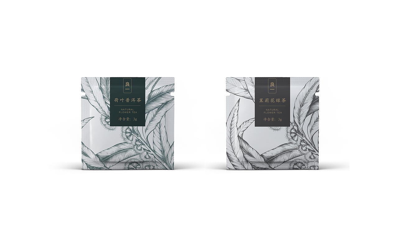 【包装设计】良一花草茶茶包包装设计