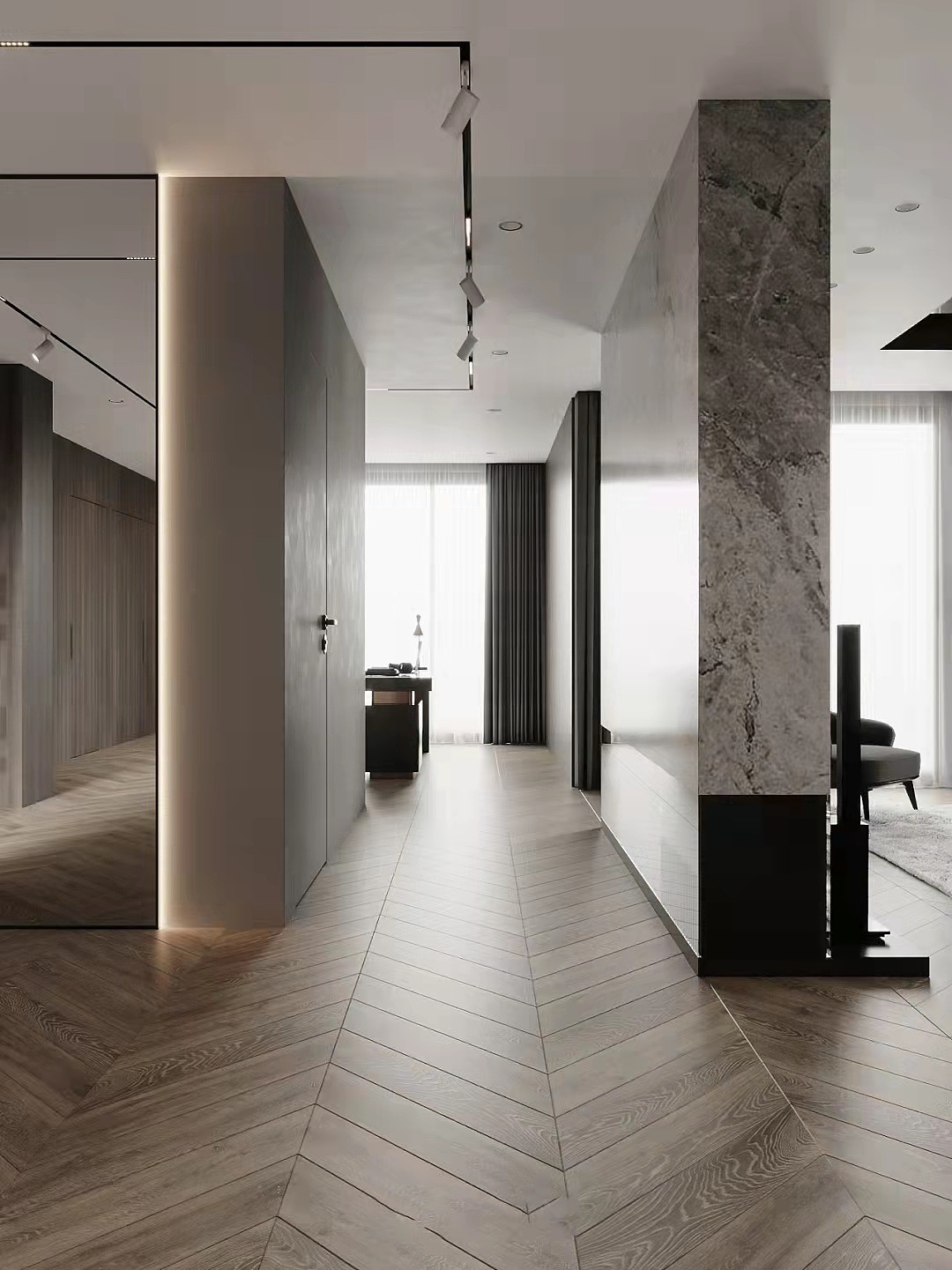 现代黑白/室内|空间|家装设计|洛洛要努力 - 原创作品 - 站酷 (zcool)