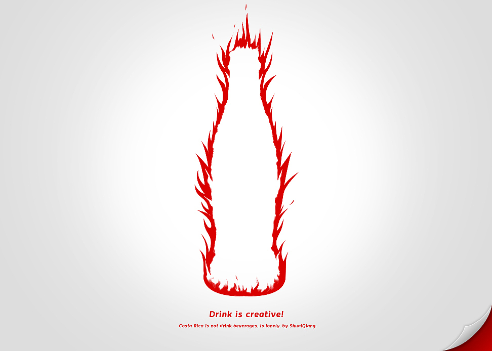 可口可乐瓶子的表现.