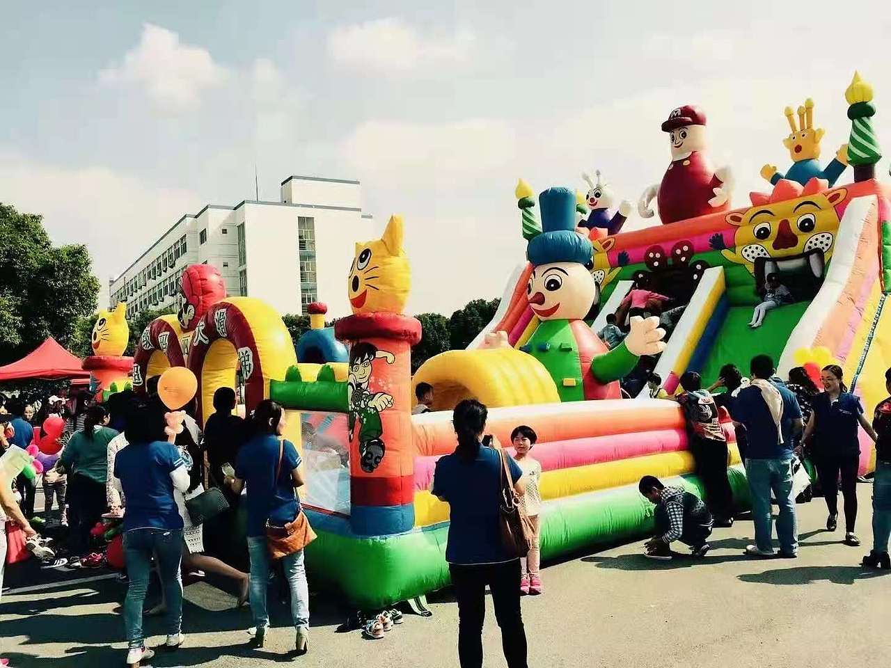 充气城堡出租 充气鲸鱼岛出租