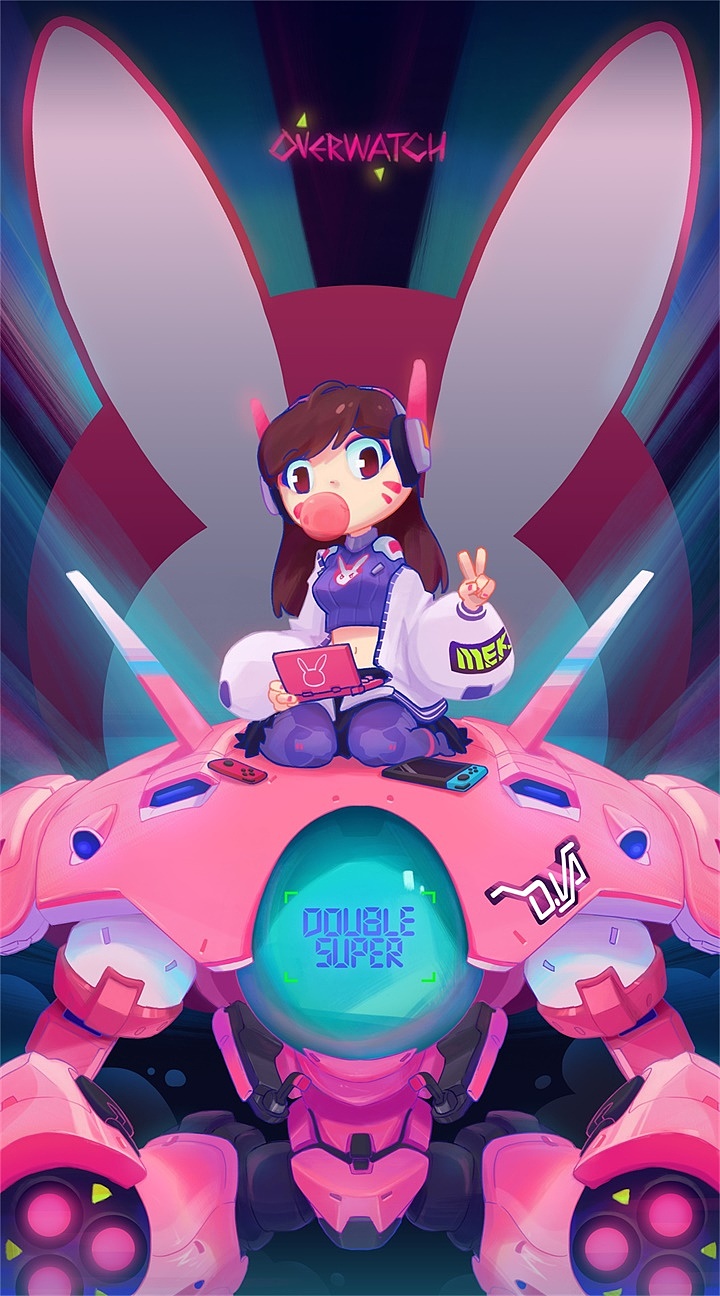 守望先锋dva同人