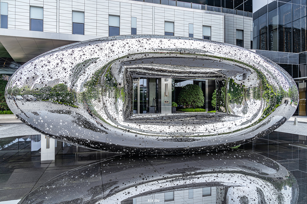 西安里兹卡尔顿酒店 - 入口主雕塑