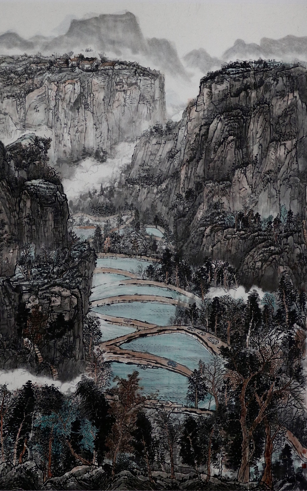 17级中国画专业毕业生作品展(易斯顿美术学院)