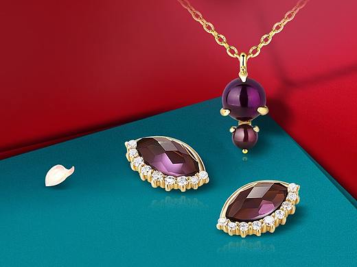 轻奢首饰banner图（个人主页-ZMzM4ODY0ODA=） - 品牌 - 站酷设计师英瑛怪原创素材 - 站酷ZCOOL