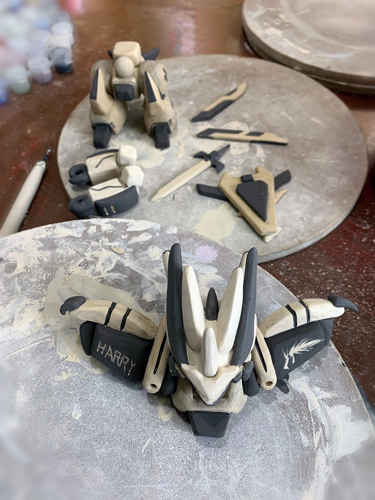 陶艺机甲神龙斗士改装