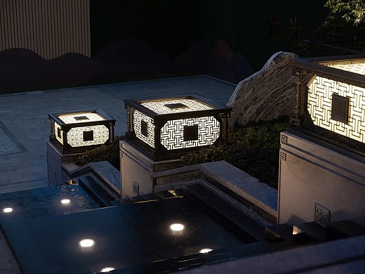 不锈钢景观灯电镀仿云石景观灯草坪灯落地灯宫廷灯箱