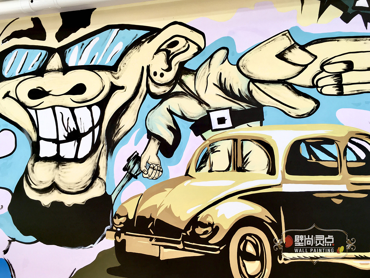 4s涂鸦|其他|墙绘/立体画|壁尚手绘贵州墙绘 - 原创作品 - 站酷