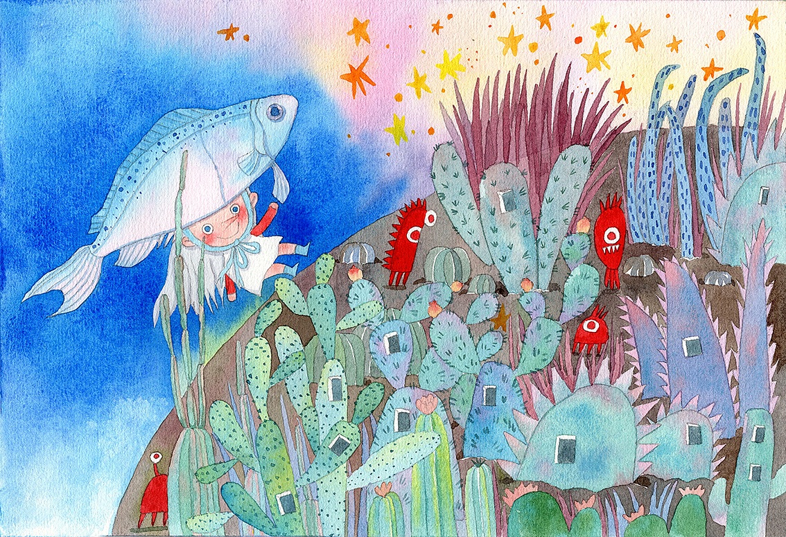 《鱼》（图ZMTUzMTI1Nzg4） - 绘本 - 站酷设计师小梨子anner原创素材 - 站酷ZCOOL