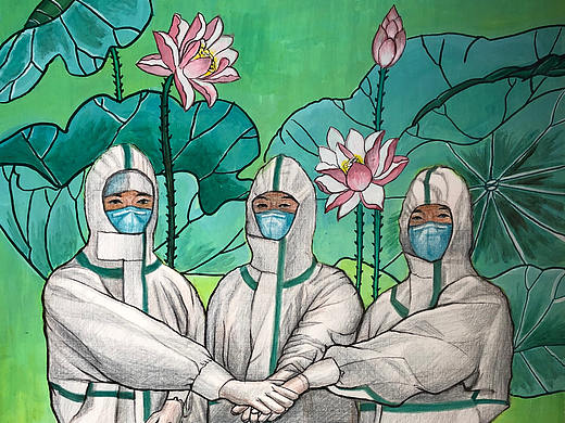 《雷神院戰(zhàn)疫》（個人主頁-ZNDQyNTM3NjA=） - 繪畫 - 站酷設(shè)計師painting創(chuàng)微原創(chuàng)素材 - 站酷ZCOOL