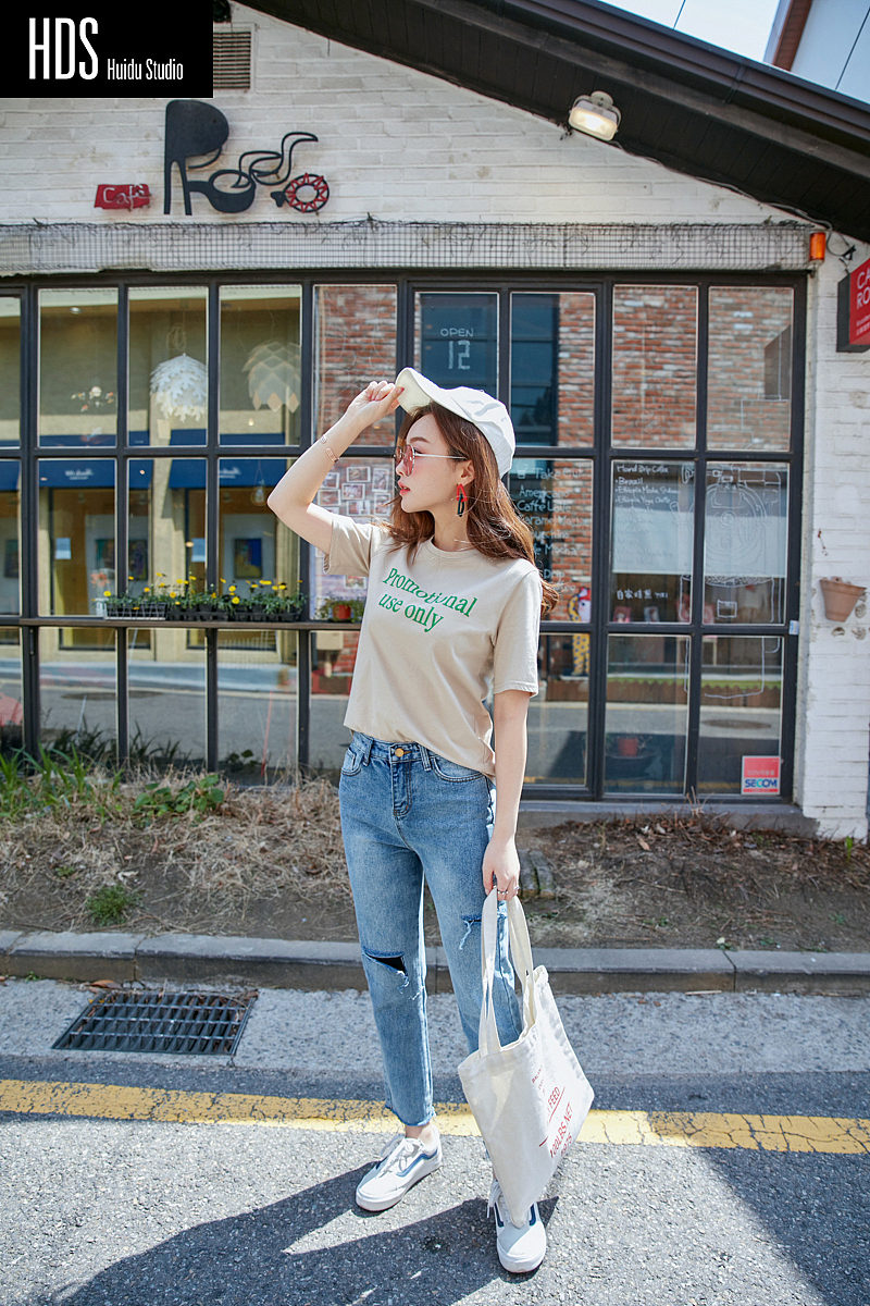 韩国模特韩风女装春夏装街景拍摄