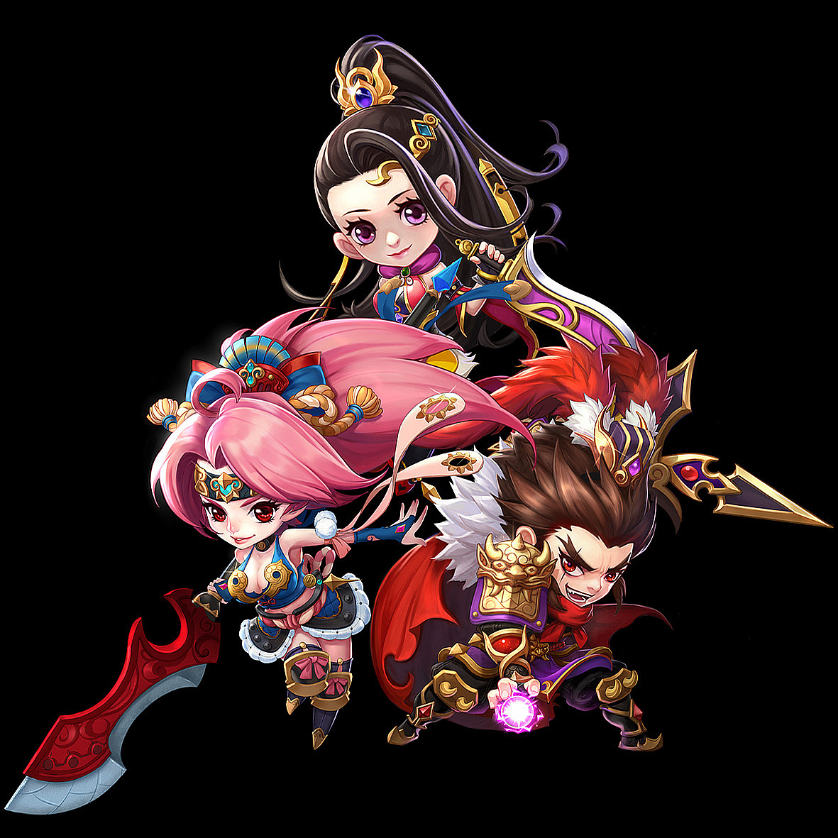 3月到5月基本为某款游戏绘制角色跟头像