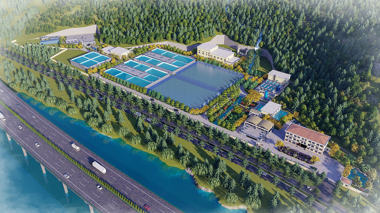 近期一些厂区鸟瞰图（图ZMjg4NDkwMTI0） - 建筑/空间 - 站酷设计师洋洋张原创素材 - 站酷ZCOOL