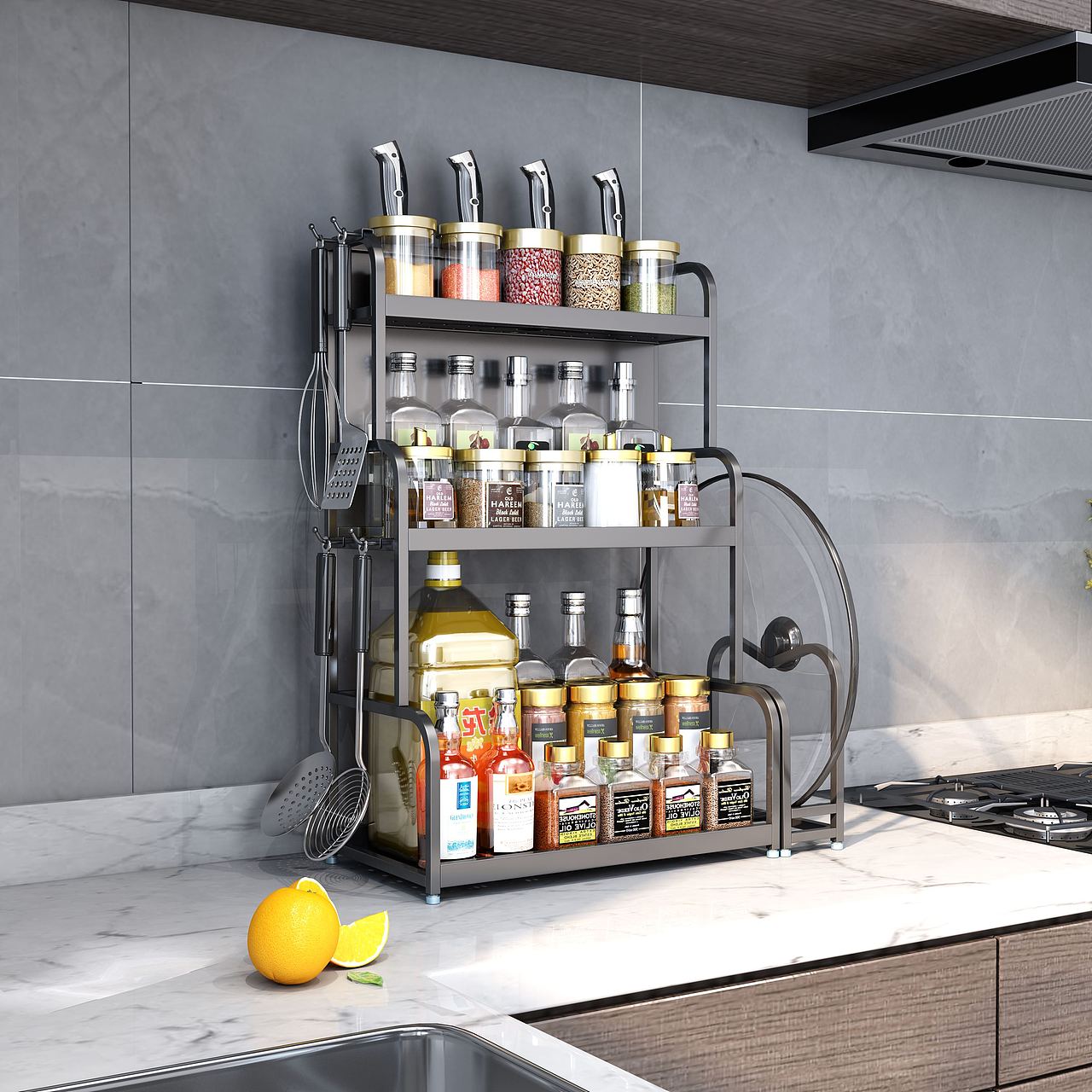 厨房调料架效果图