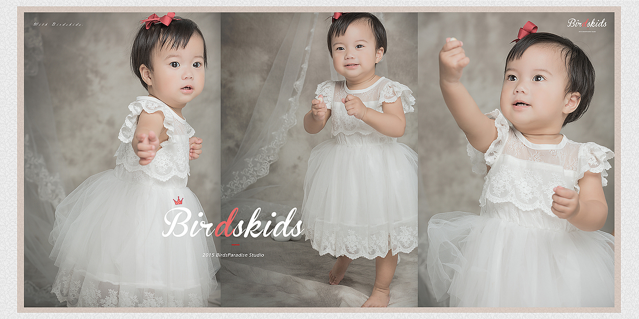 儿童创意摄影相册版面