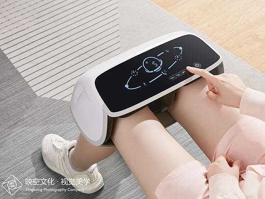 膝部按摩仪产品拍摄